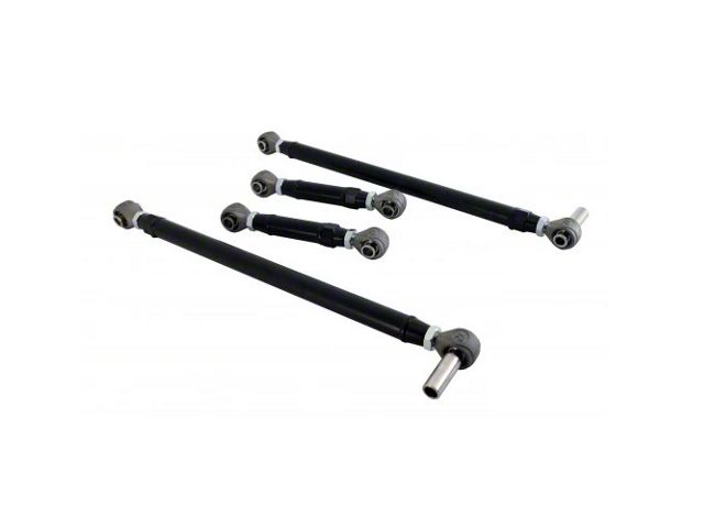 Ridetech Current Design Replacement 4-Link Bars with R-Joints for Ridetech 4-Link Systems; Both Ends Adjustable (70-81 Camaro)