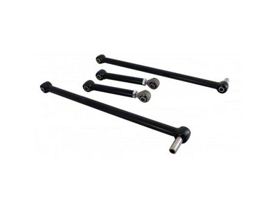 Ridetech Replacement 4-Link Bars with R-Joints for Ridetech Coil-Over/Shockwave Systems; One End Adjustable (73-87 C10)