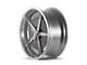 Ridler 605 Matte As-Cast Machined Wheel; 17x7; 0mm Offset (67-69 Camaro)