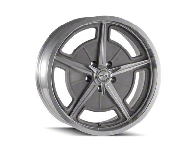 Ridler 605 Matte As-Cast Machined Wheel; 18x8; 0mm Offset (67-69 Camaro)