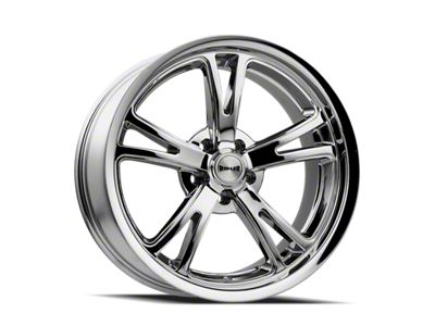 Ridler 606 Chrome Wheel; 17x7; 0mm Offset (67-69 Camaro)