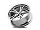 Ridler 606 Chrome Wheel; 17x7; 0mm Offset (67-69 Camaro)