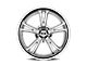 Ridler 606 Chrome Wheel; 17x7; 0mm Offset (67-69 Camaro)