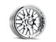 Ridler 607 Polished Wheel; 18x8; 0mm Offset (67-69 Camaro)