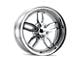 Ridler 608 Chrome Wheel; 18x8; 0mm Offset (67-69 Camaro)