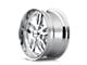 Ridler 608 Chrome Wheel; 18x8; 0mm Offset (67-69 Camaro)