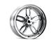 Ridler 608 Chrome Wheel; 18x9; 0mm Offset (67-69 Camaro)