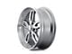 Ridler 608 Gloss Grey Milled Wheel; 18x8; 0mm Offset (67-69 Camaro)