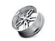 Ridler 608 Gloss Grey Milled Wheel; 18x9; 0mm Offset (67-69 Camaro)