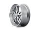 Ridler 608 Gloss Grey Milled Wheel; 20x8.5; 0mm Offset (67-69 Camaro)