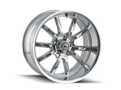 Ridler 650 Chrome Wheel; 17x8; 0mm Offset (67-69 Camaro)