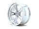 Ridler 675 Polished Wheel; 15x7; 0mm Offset (67-69 Camaro)