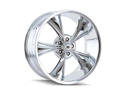 Ridler 695 Chrome Wheel; 17x7; 0mm Offset (67-69 Camaro)