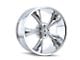 Ridler 695 Chrome Wheel; 17x7; 0mm Offset (67-69 Camaro)