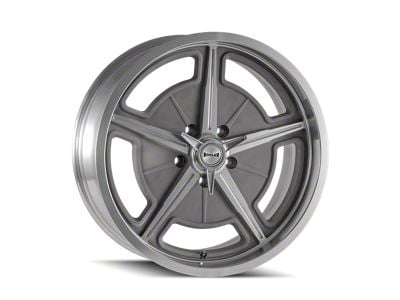 Ridler 605 Matte As-Cast Machined Wheel; 17x7; 0mm Offset (70-81 Camaro)