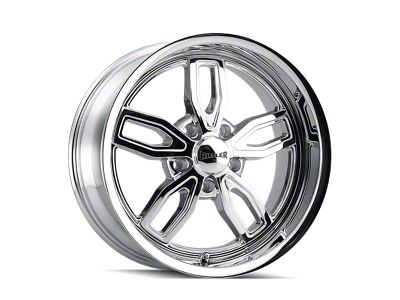 Ridler 608 Chrome Wheel; 18x8; 0mm Offset (70-81 Camaro)