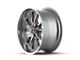 Ridler 650 Gloss Grey with Polished Lip Wheel; 15x7; 0mm Offset (82-92 Camaro)