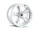 Ridler 675 Satin Silver Machined Wheel; 15x7; 0mm Offset (64-77 Chevelle, Malibu)