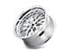 Ridler 607 Polished Wheel; 18x8; 0mm Offset (58-72 Biscayne, Brookwood, Caprice, Del Ray, Estate, Impala, Kingswood, Parkwood, Townsman, Yeoman)