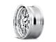 Ridler 607 Polished Wheel; 20x10; 0mm Offset (58-72 Biscayne, Brookwood, Caprice, Del Ray, Estate, Impala, Kingswood, Parkwood, Townsman, Yeoman)