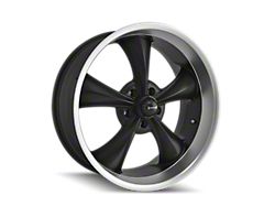 Ridler 695 Matte Black Machined Wheel; 17x7; 0mm Offset (68-82 Corvette C3)