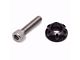 Ringbrothers Universal Aluminum Star Bolt Kit; 5/16-Inch; Black Anodized