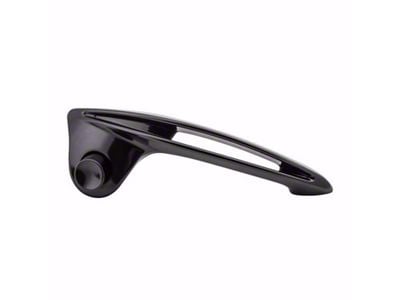 Ringbrothers Door Handle; Black Anodized (65-70 Mustang)