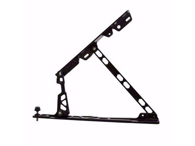 Ringbrothers Air Frame Hood Hinge Kit for Fiberglass Hoods; Black Anodized (82-92 Firebird)