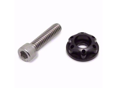 Ringbrothers Universal Aluminum Star Bolt Kit; 5/16-Inch; Black Anodized