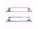 Ringbrothers Reactor Apron Scoops; Natural Billet (67-68 Mustang)