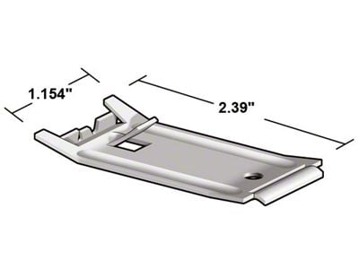 Rocker Panel Moulding Clip