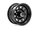 Rough Country Steel Black 6-Lug Wheel; 15x8; -19mm Offset (60-66 C10, K10)