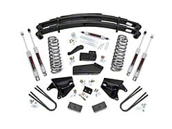 Rough Country 6-Inch Suspension Lift Kit with Rear Leaf Springs and Premiun N3 Shocks (80-96 Bronco)