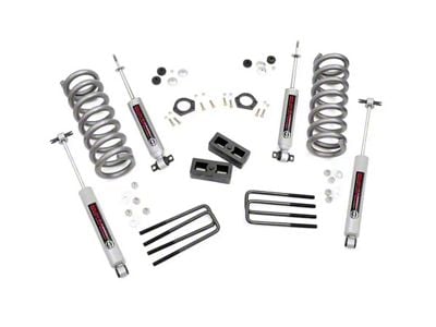 Rough Country 2-Inch Suspension Lift Kit with Premium N3 Shocks (88-99 C1500)