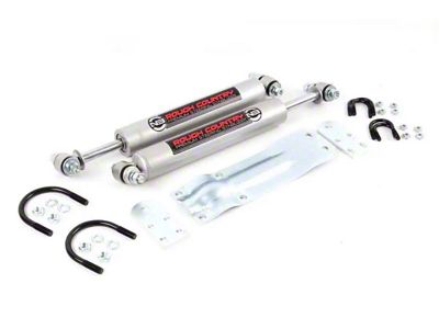 Rough Country Dual N3 Steering Stabilizer (69-91 4WD Blazer, Jimmy, K10, K15)