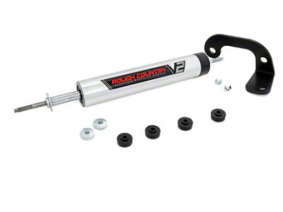 Rough Country V2 Steering Stabilizer for 6-Inch Lift (88-00 K2500, K3500)