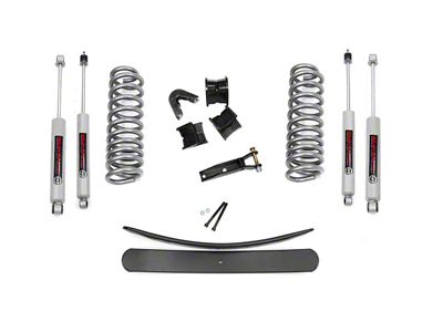 Rough Country 2.50-Inch Suspension Lift Kit with Premium N3 Shocks (70-76 4WD F-100 w/ 3-Inch Wide Rear Leaf Springs)