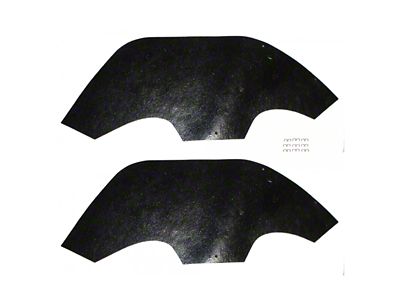 Rubber the Right Way A-Arm Dust Shield Kit (68-72 Chevelle w/ Steel Inner Fenders)