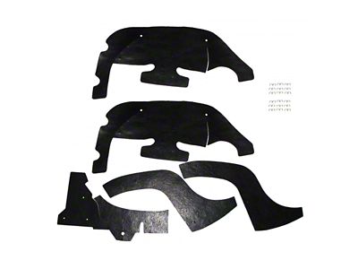 Rubber the Right Way A-Arm/Inner Fender Dust Shield Kit (1969 Firebird)