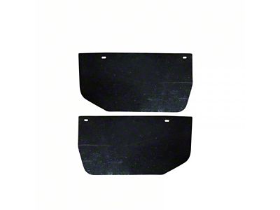 Rubber the Right Way Inner Fender Dust Shield; Rear Lower (1969 Galaxie 500)