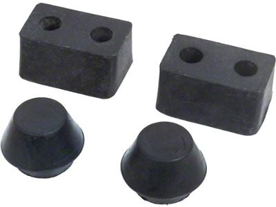 Rumble Lid Rubber Bumper & Stop Set - 4 Pieces - No Hardware - Ford