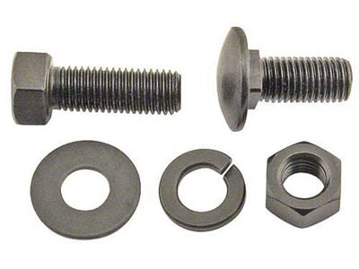 Running Board Bolt Kit - 100 Pieces - For Frames With RoundHoles - Ford Passenger