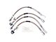 Russell Stainless Steel Braided Brake Line Kit; Front and Rear (84-87 Corvette C4)