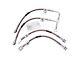 Russell Stainless Steel Braided Brake Line Kit; Front and Rear (94-96 Corvette C4)