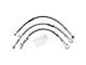 Russell Stainless Steel Braided Brake Line Kit; Front and Rear (77-81 Firebird w/ Front Disc & Rear Drum Brakes)