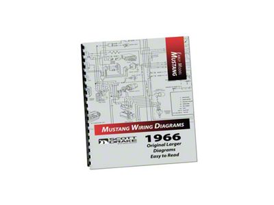 Scott Drake 1966 Mustang PRO Wiring Diagram Manual; Large Format