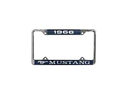 Scott Drake 1966 Mustang Year Dated License Plate Frame (Universal; Some Adaptation May Be Required)