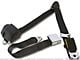 Scott Drake 3-Point Retractable Seat Belt; Black (64-73 Mustang)