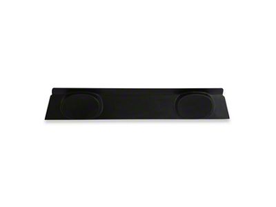 Scott Drake ABS Plastic Package Tray with Speaker Pods; Black (71-73 Mustang Coupe)