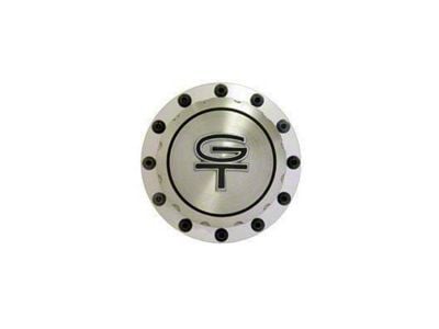 Scott Drake Billet Fuel Cap with GT Emblem; Anodized (64-73 Mustang)